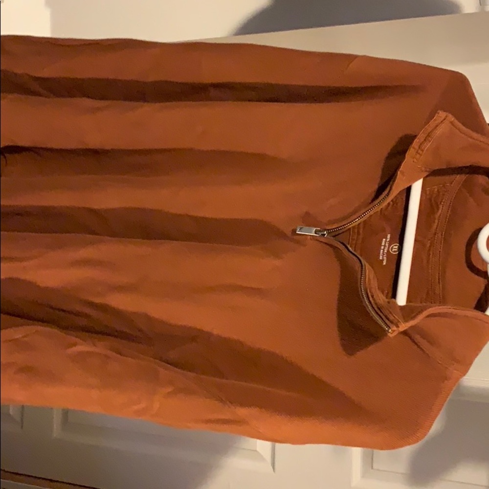 Eddie Bauer cotton long sleeve with zipper